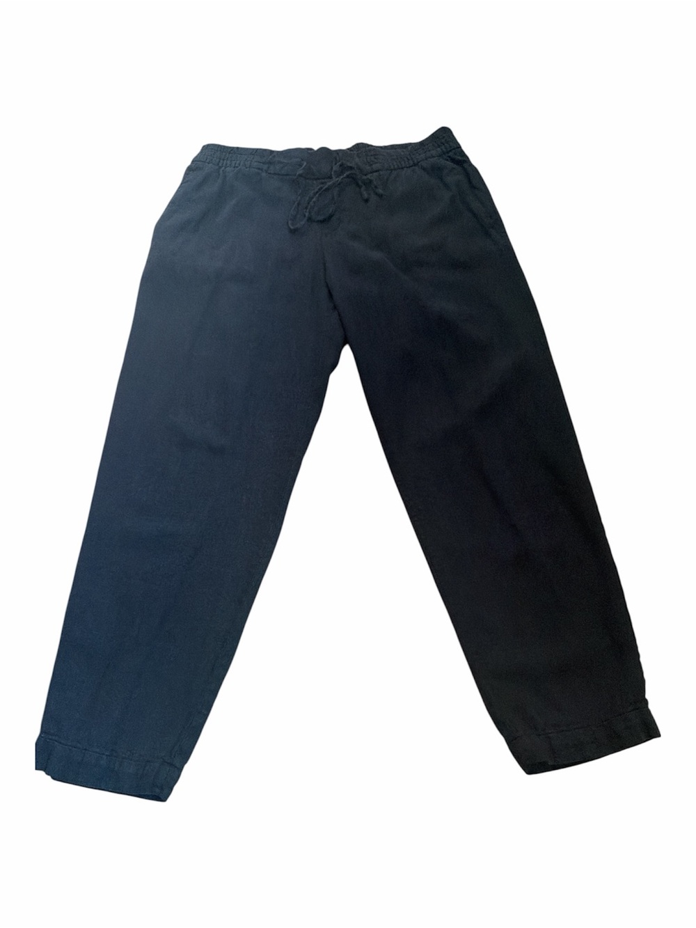 Old Navy Women's Cropped linen (55%)Pants in Black S